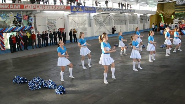 Открытие манежа АлтГТУ им. И.И.Ползунова, чирлидинг. смотреть онлайн