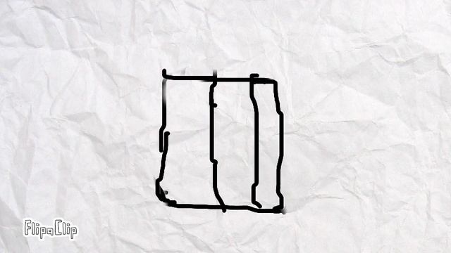 Анимация складывания бумаги #нарисовановflipaclip смотреть онлайн