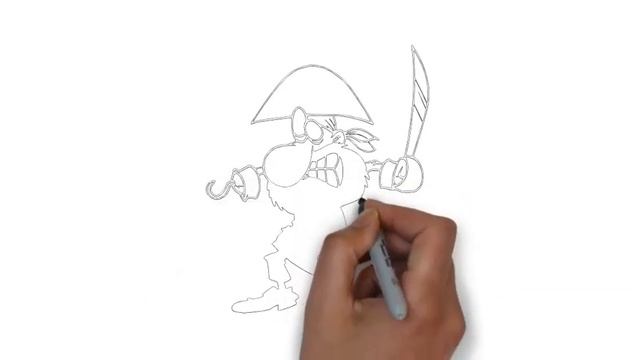 как нарисовать пирата,how to draw a pirate,cómo dibujar un pirata,wie ein Pirat zu ziehen смотреть онлайн