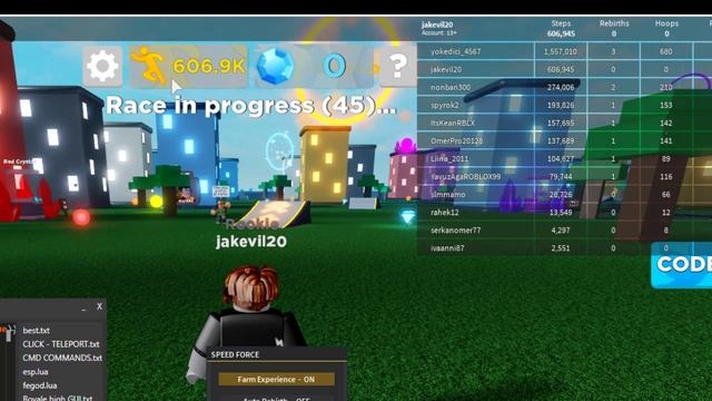 Roblox⚡ Legends Of Speed Hack GUI - Farm Script⚡ 40m Steps Hack - JUNE 2019 смотреть онлайн
