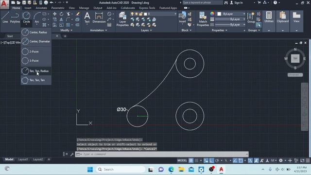 Ex#17 autocad 2020 drawing tutorial in hindi for practice #autocad2020 #autocadforbeginners смотреть онлайн