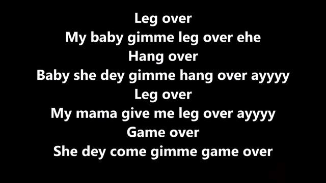 Leg Over by Mr Eazi Lyrics смотреть онлайн