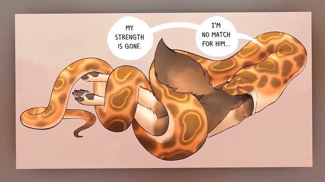 ?COMIC SNAKE VORE - Big python swallowed a furry dog смотреть онлайн