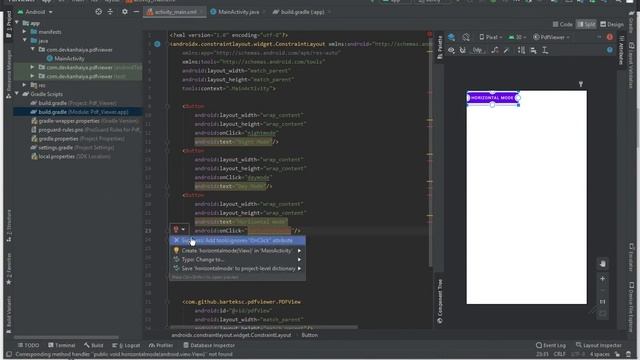 #3 Develop / Build Pdf Viewer From Asset Android App Using Android Studio...use dependency concept смотреть онлайн
