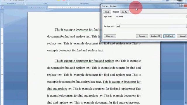 Shortcut key for Find and Replace Text смотреть онлайн