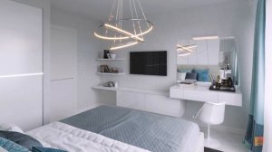 ИНТЕРЬЕР ДВУХКОМНАТНОЙ КВАРТИРЫ 54 КВ.М. В СОВРЕМЕННОМ СТИЛЕ