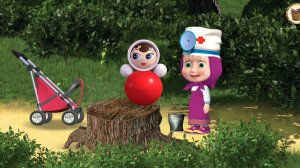 Маша ремонтирует Неваляшку | Мультфильм для детей