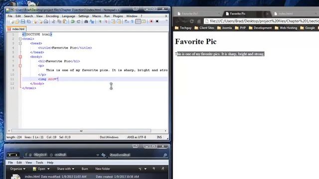 Chapter #1.2 | Intro to HTML | HTML5 tutorial_Practical смотреть онлайн