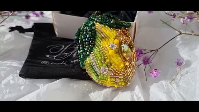 Лимончик Брошь женская своими руками смотреть онлайн
