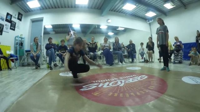 СТИМУЛЯТОР 13 | Катя vs Лера | Школа брейк данса Нижний Новгород SERIOUS DANCE SCHOOL смотреть онлайн