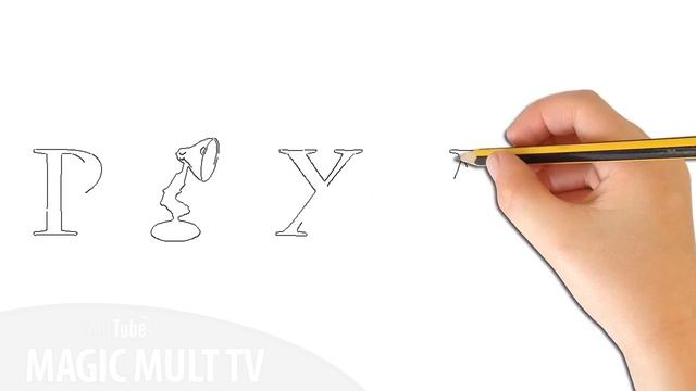 Как нарисовать Пиксар Логотип How To Draw And Paint Pixar Logo смотреть онлайн
