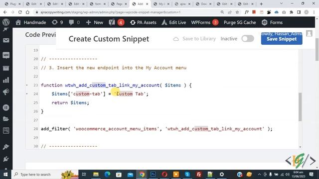 How to Add New Custom Tab in My Account using Custom Code in WooCommerce WordPress смотреть онлайн