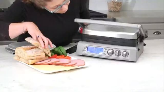 Cuisinart GR-300WS Griddler, Elite, Stainless Steel смотреть онлайн