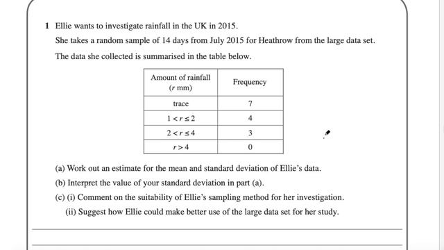 The Large Data Set - A-level mathematics (edexcel) смотреть онлайн
