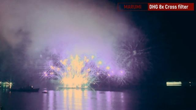MARUMI DHG 8x CROSS filter / Salute / Салют / Лучевой дифракционный светофильтр смотреть онлайн