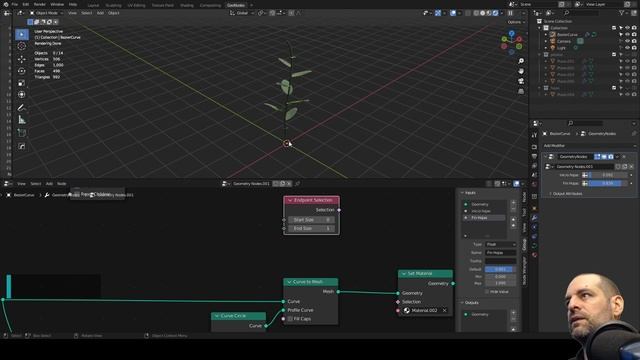 Creando flores animadas con Geometry Nodes - Tutorial de Blender en Español смотреть онлайн