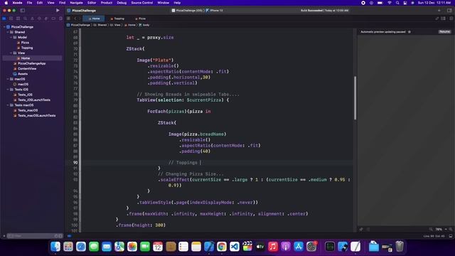 SwiftUI 3.0 Pizza Animation Challenge - Complex Animations - Pizza App UI - Xcode: SwiftUI Tutorial смотреть онлайн