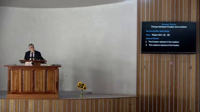 Rev. Keith Kleijn - Psalm 104: 31-35 - 6 March 2022 AM смотреть онлайн