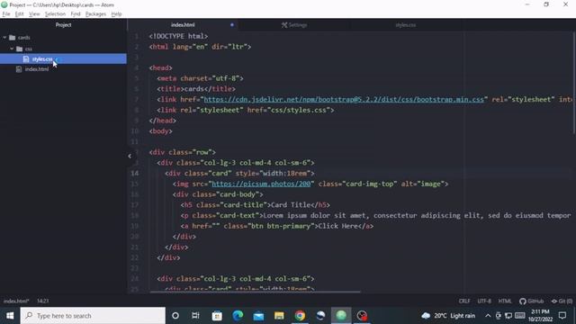 Bootstrap Cards смотреть онлайн