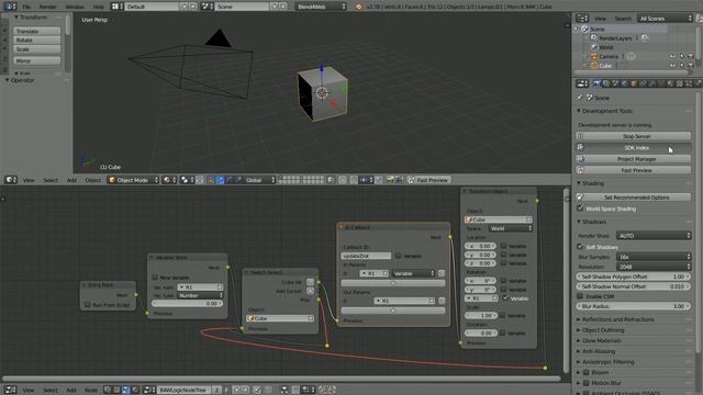 Using The JS Callback Node To Mix Logic Nodes And JavaScript, A blend4web Scripting Tutorial смотреть онлайн