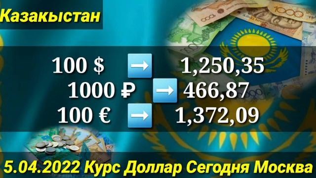 5.04.2022 Курс Доллар Сегодня Москва,Узбекистан,Казакыстан, Кыргистан #Tomoshatv #курсдоллара смотреть онлайн