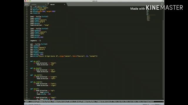 HOW TO PROGRAM A SNAKE GAME IN PYTHON смотреть онлайн