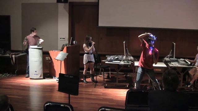 Music 2421 Final Performance (SudoGlove, Responsive LED Wands, Visualizer w/ Gesture Control) смотреть онлайн