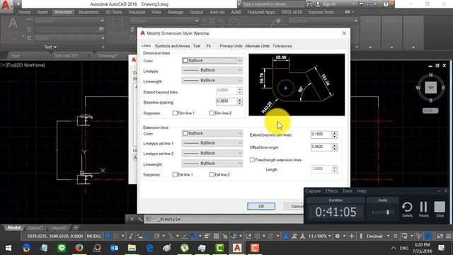 AutoCAD Basic ครั้งที่ 2 of 5 คุณ ปวรุจ มาบข่า 25-7-2018 (by วันชัยติวเตอร์) смотреть онлайн