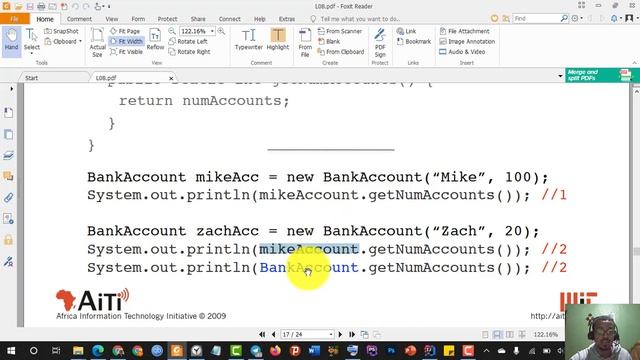34) Learn Java with Dagmawi-Abate; More Static Field Examples and Static Methods; Amharic смотреть онлайн