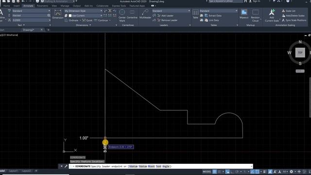 41f- How to use Ordinate Dimension | AutoCAD 2020 from Basic to Advance Features смотреть онлайн