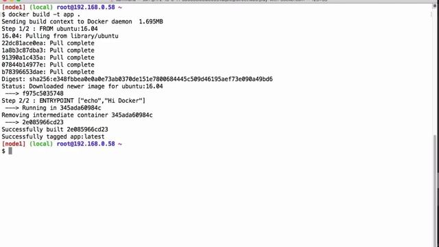Docker - Demo CMD vs ENTRYPOINT смотреть онлайн