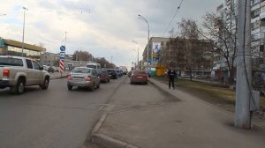 Кемерово. Автобус 182Э - "Ж/д вокзал". Bus route 182Э, destination - "Railway station"