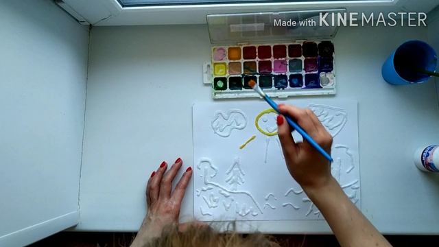 Рисуем солью. Мастер-класс смотреть онлайн