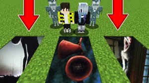 НУБ и ДЕВУШКА ПРО против ямы СИРЕНОГОЛОВЫЙ или BREAKING NEWS или КУРИЦА ПРИЗРАК в МАЙНКРАФТ