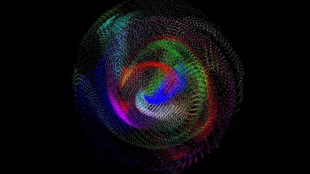 Visualization of 3D Perlin Noise in a Volumetric Sphere смотреть онлайн