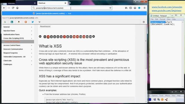 OWASP WebGoat 8 - Cross Site Scripting (XSS) (2) смотреть онлайн