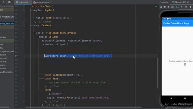 How to show svg picture (Asset and Network) in Flutter - Flutter svg example смотреть онлайн