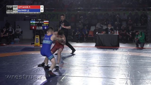 ПР-21. ГРБ. U15. 41кг. Финал 1-2. Руслан Ортанов - Давид Валиев смотреть онлайн
