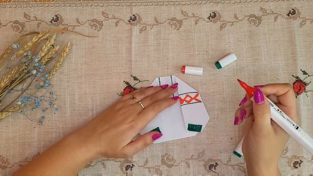 До дня Козацтва Козацька одежа (оригамі) #дистанційненавчання #денькозацтва #дистанційненавчання смотреть онлайн