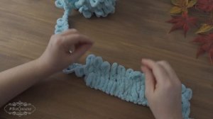 Плюшевый плед из Alize puffy для новичков.