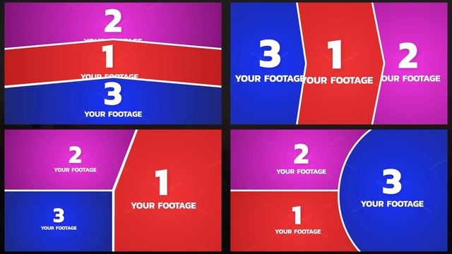 Пакет многоэкранных рамок для Apple Motion и FCPX