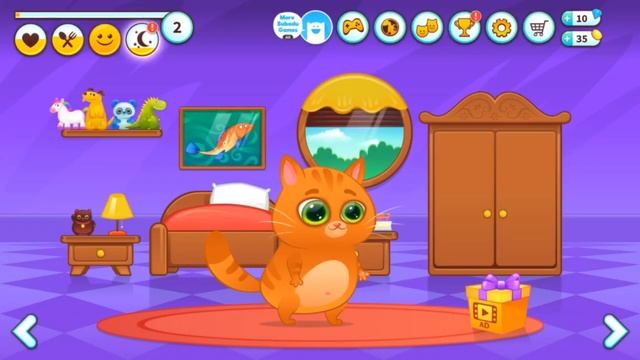 Котёнок Буба мультик| Знакомство с Котёнком Бубой печём вкусный хлеб и рисуем ежика смотреть онлайн