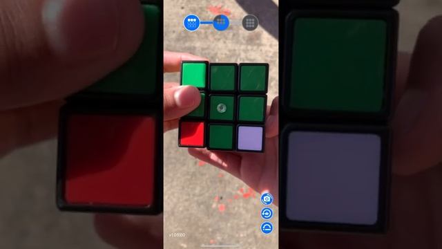Solving a Rubiks Cube with Cube AR смотреть онлайн