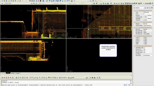 Leica Cyclone - Cloudworx, inserting beams смотреть онлайн