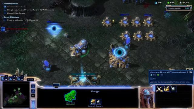 StarCraft II: Wings of Liberty Walkthrough No commentary Echoes of the Future - Brutal смотреть онлайн