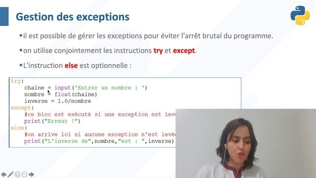 21- Python: Gestion des exceptions смотреть онлайн