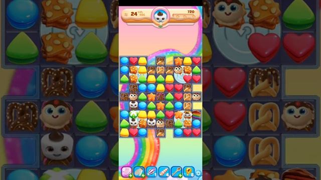 Cookie Jam Blast Game Play Walkthrough Rainbow Run Levels 481-490 смотреть онлайн
