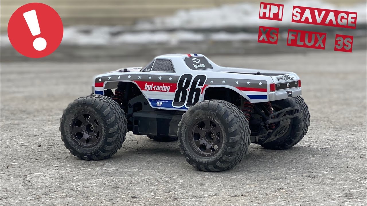 Test 3S HPI SAVAGE XS FLUX - самый НЕПОНЯТНЫЙ монстр! | poritor rc смотреть онлайн