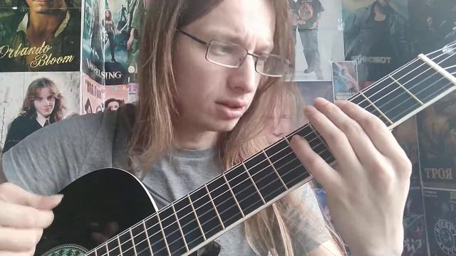 Уроки гитары. Smoke on the Water - Deep Purple (4 часть). смотреть онлайн