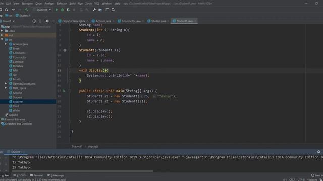 #16 dars | Konstruktorlar va obyektlarni bir-biriga nusxalash| Java dasturlash tili смотреть онлайн